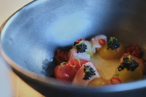 Caviar on a the seafood