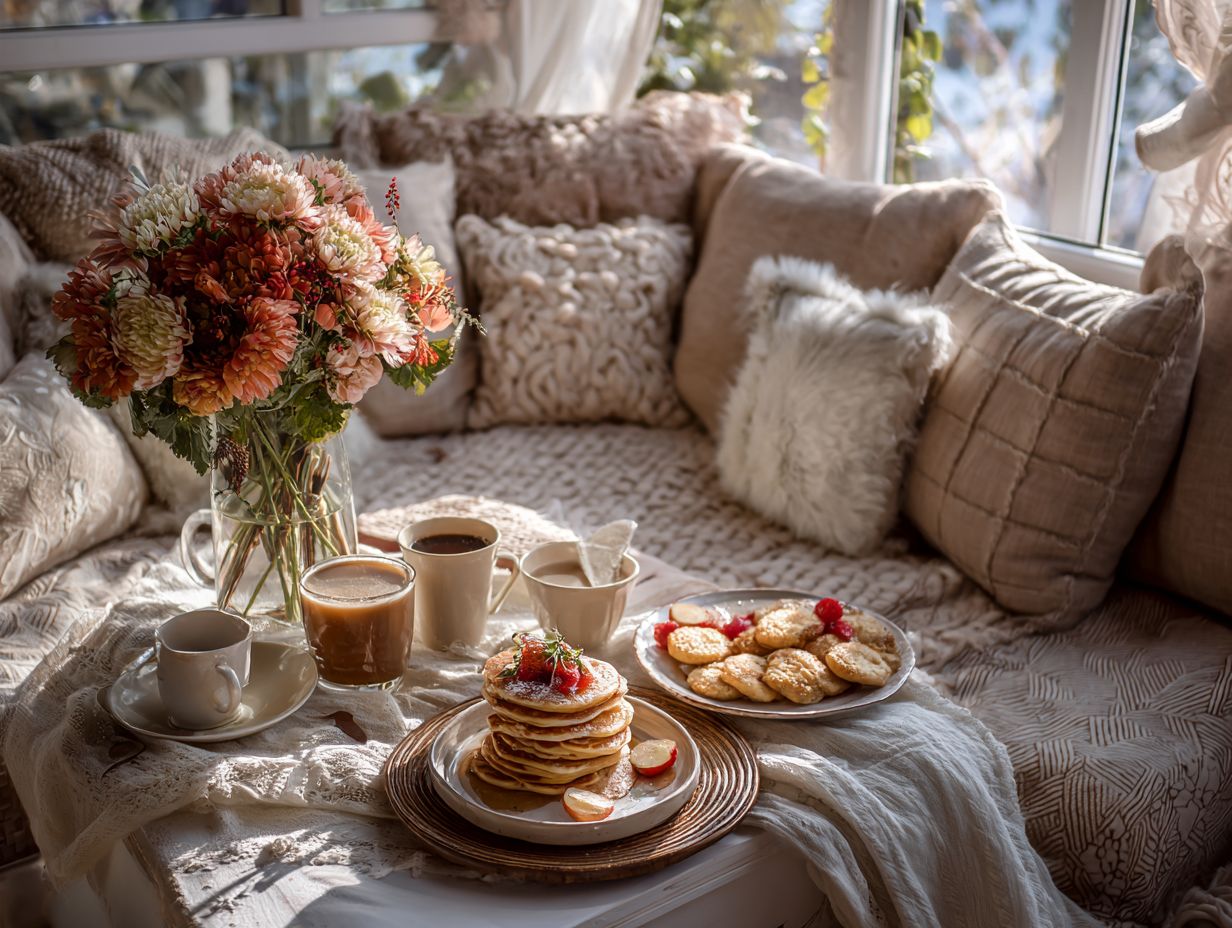 Sunlit bohemian breakfast corner at BohoX
