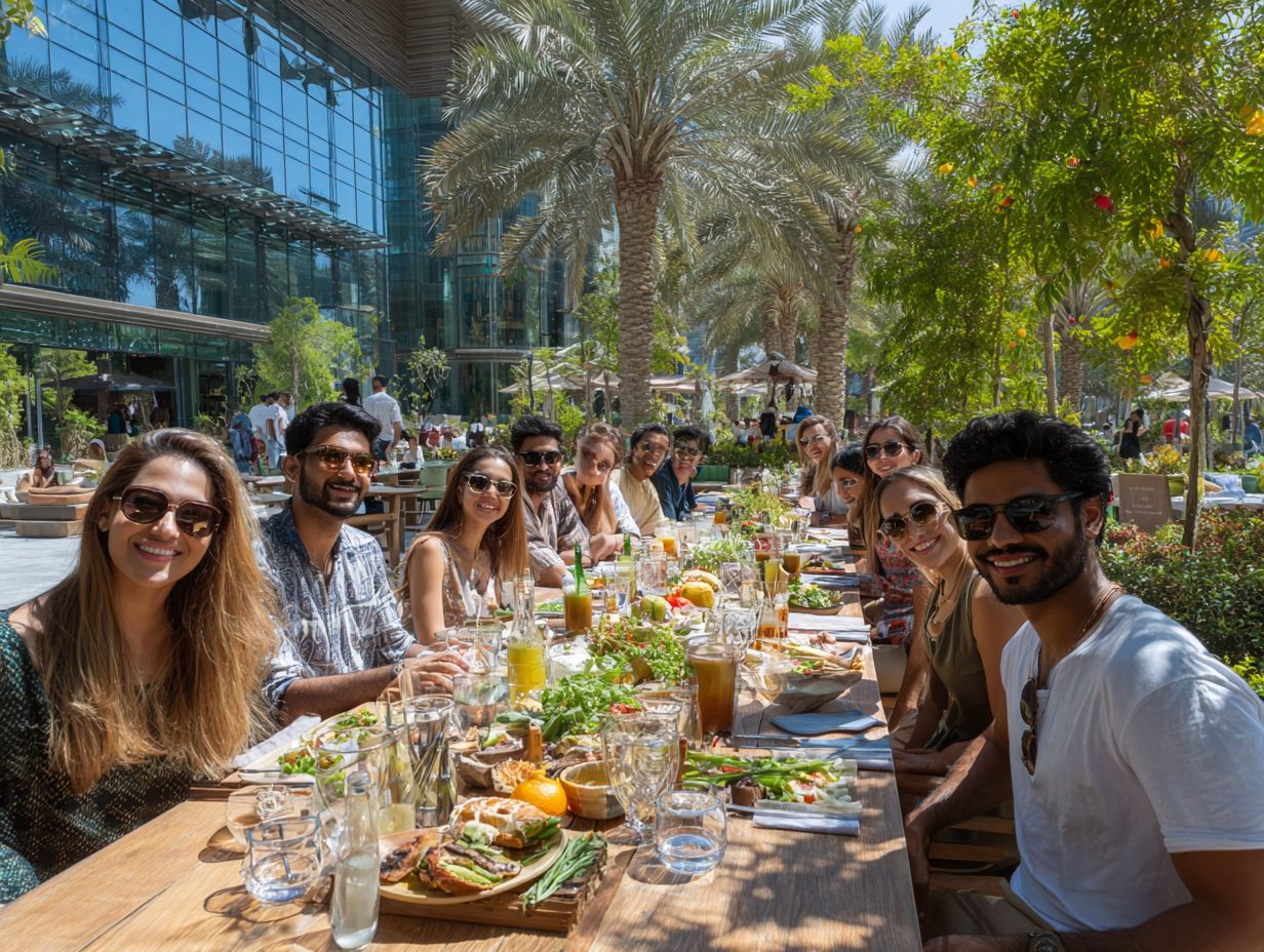 Dubai weekend brunch culture at BohoX on Mohammed Bin Rashid Boulevard