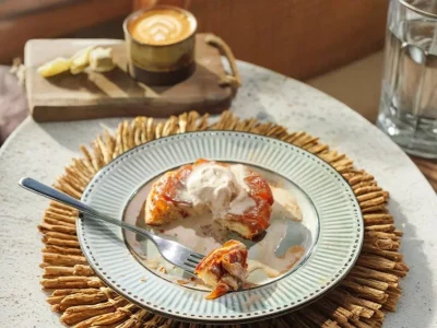 Bohox breakfast with coffee