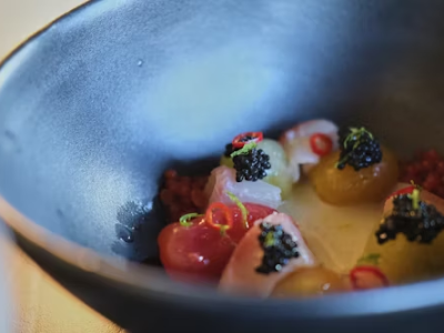 Caviar on a the seafood